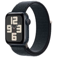 Умные часы Apple Watch Series SE Gen 2 40 мм, Midnight Aluminium Case with Midnight Sport Loop, тёмная ночь