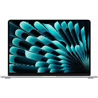 Apple MacBook Air 15" (M2, 8C CPU/10C GPU, 2023), 8 ГБ, 512 ГБ SSD, серебристый (MQKT3)