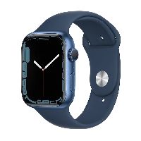 Apple Watch Series 7 45 мм Aluminium Case, синий омут