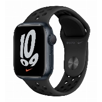 Apple Watch Series 7 45 мм Aluminium Case with NIKE, темная ночь