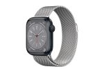 Midnight Aluminium Case with Silver Milanese Loop