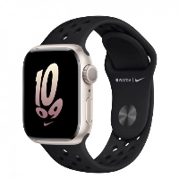 Apple Watch Series 8 41 мм Starlight Aluminum Case with Nike Sport Band, размер M/L