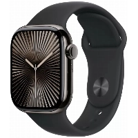 Умные часы Apple Watch Series 10 46 мм, M/L 140-245 мм, Titanium Case GPS, Black