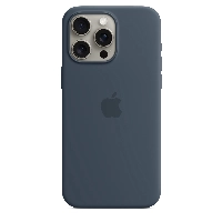 Чехол 15 Pro Max Silicon Case Storm Blue