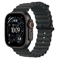 Apple Watch Ultra 3 49 мм, Black Titanium Case with Black Ocean Band