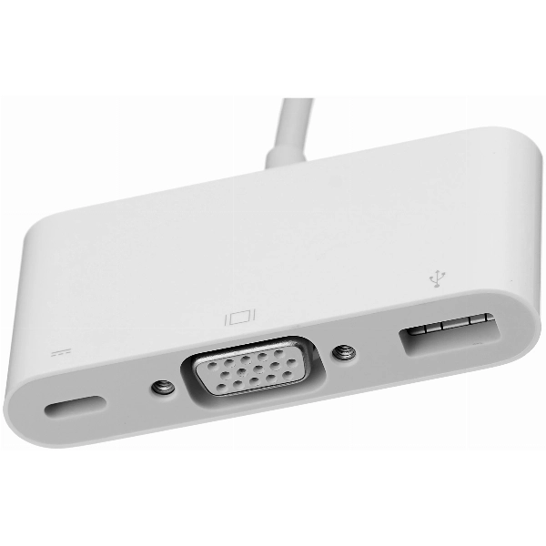 Переходник/адаптер Apple USB Type-C - USB Type-C/USB/VGA, 0.16 м, белый
