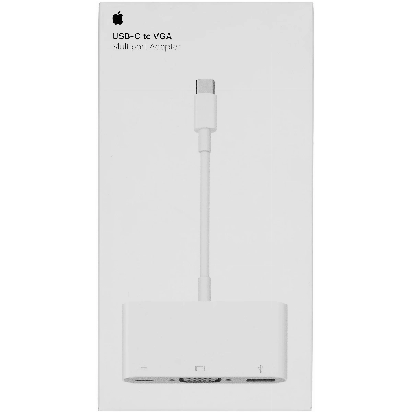 Переходник/адаптер Apple USB Type-C - USB Type-C/USB/VGA, 0.16 м, белый