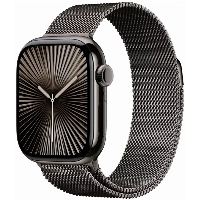 Умные часы Apple Watch Series 10 46 мм, Titanium Case Cellular, Milanese Loop, Black